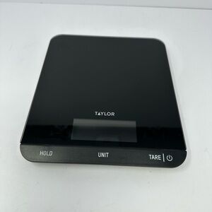 Taylor Digital Glass Kitchen Scale 33lb. Max Model 5301335 Works Great!! L0